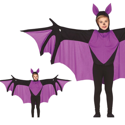 Costume de chauve-souris enfant violet