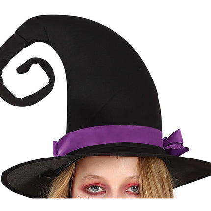 Sorcière Costume d'Halloween Fille Étoiles Mauves