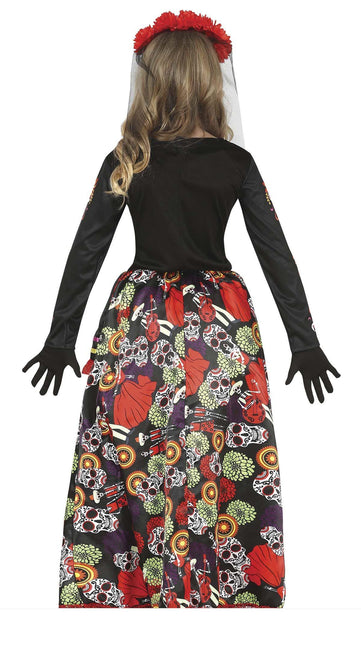 Dia De Los Muertos Costume Fille Fleur