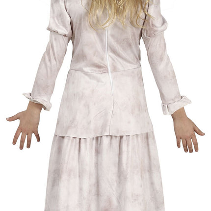 Costume d'Halloween fantôme fille blanc