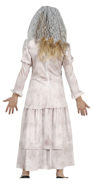 Costume d'Halloween fantôme fille blanc