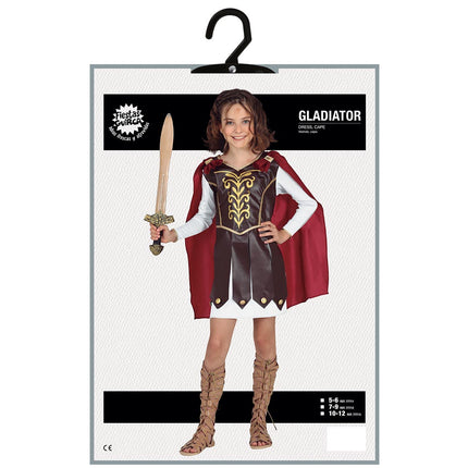 Costume de gladiateur fille