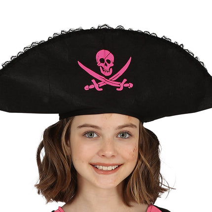 Costume de fille pirate rose