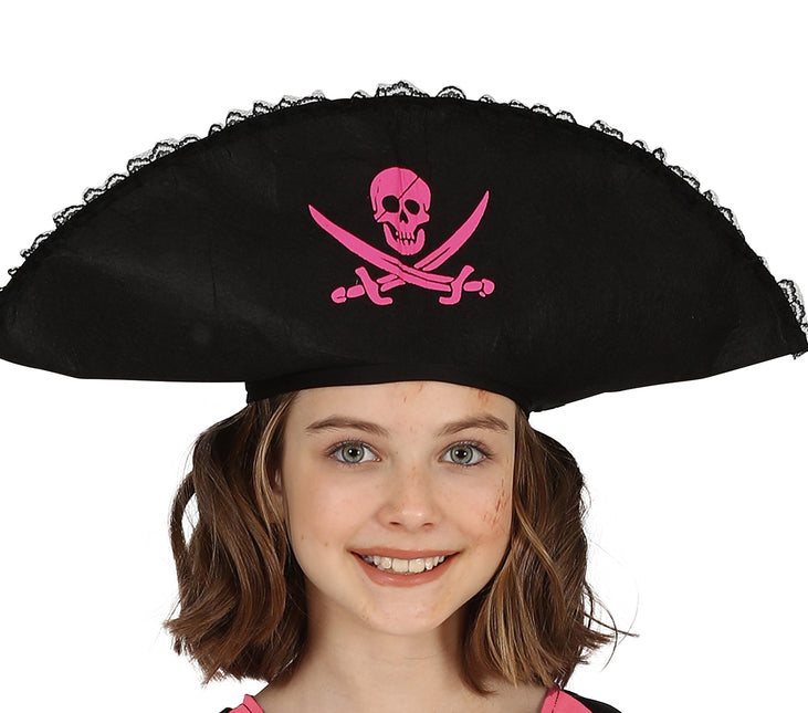 Costume de fille pirate rose