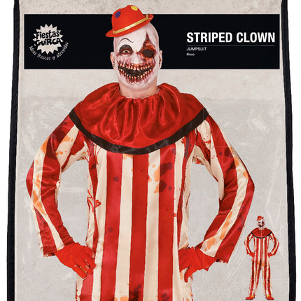 Costume d'Halloween de clown tueur Hommes