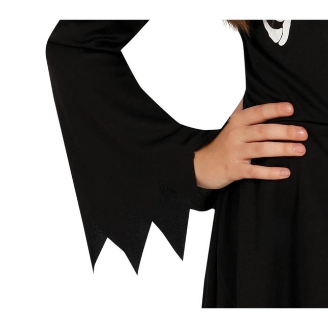 Costume d'Halloween Squelette Enfant Noir