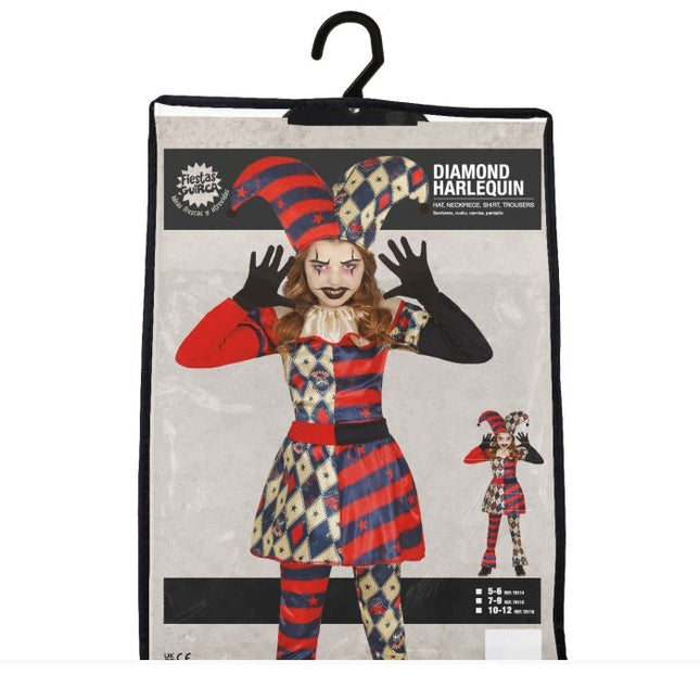 Horreur Harkelin Costume d'Halloween Enfant