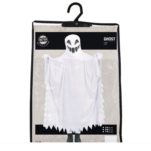 Fantôme Costume d'Halloween Enfant Blanc