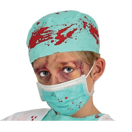 Costume d'Halloween Médecin Enfant Sang