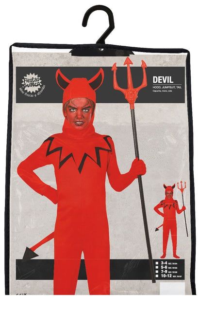 Costume d'Halloween de diable pour enfant