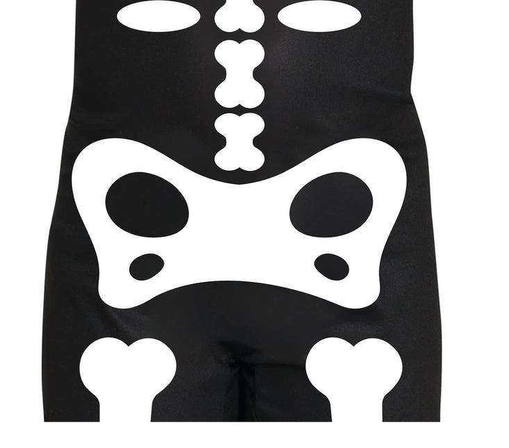 Costume d'Halloween Squelette Enfant Blanc Noir