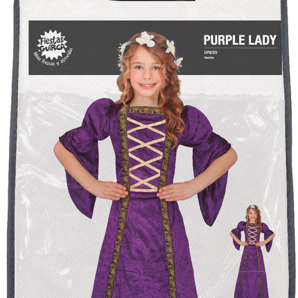 Costume Renaissance fille mauve