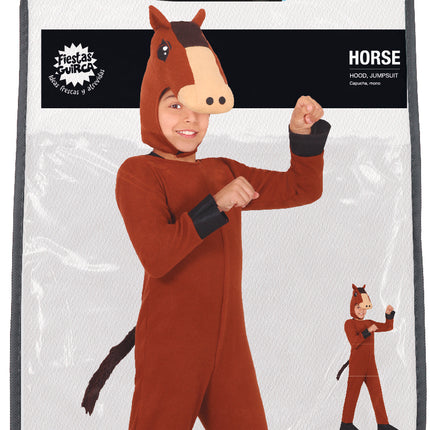 Onesie Horse Brown