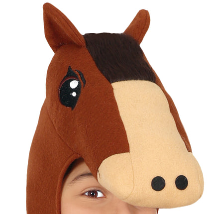 Onesie Horse Brown