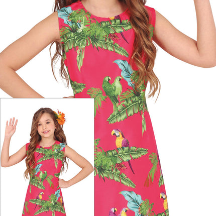 Robe Hawaii Tropical Pink Girl