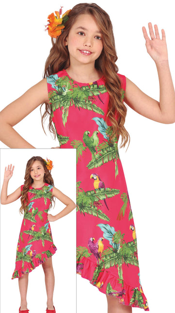 Robe Hawaii Tropical Pink Girl