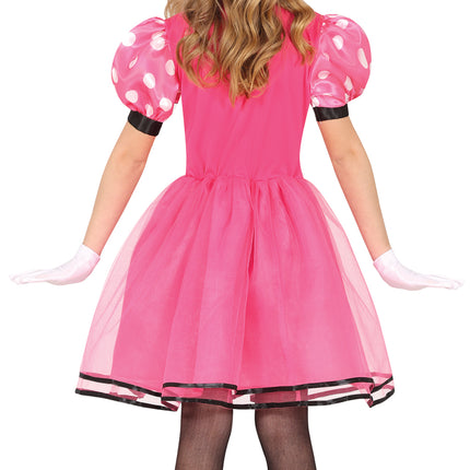 Costume Minnie Mouse Rose Fille