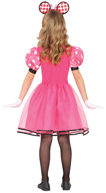 Costume Minnie Mouse Rose Fille