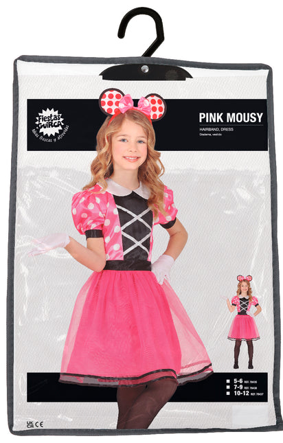 Costume Minnie Mouse Rose Fille