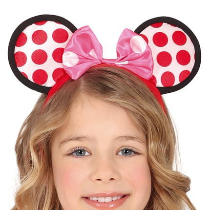 Costume Minnie Mouse Rose Fille