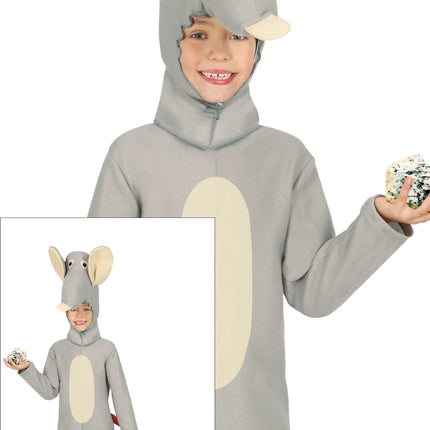 Costume de souris gris