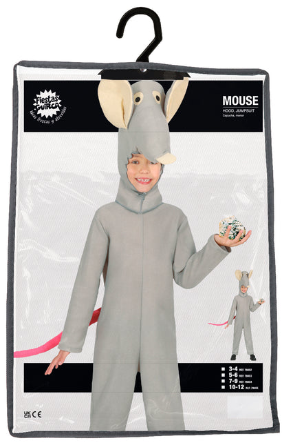 Costume de souris gris