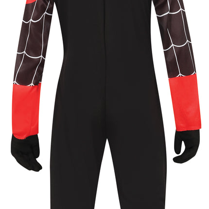 Costume Spiderman Noir Rouge Garçon