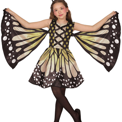 Costume de papillon jaune fille