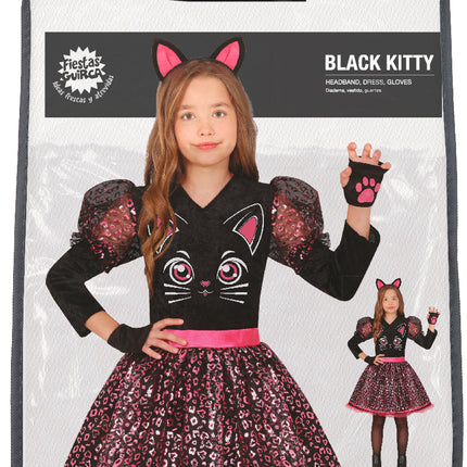 Costume de chat noir pour filles