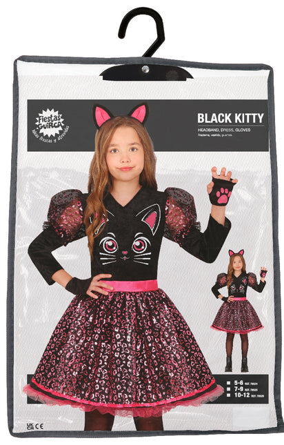 Costume de chat noir pour filles