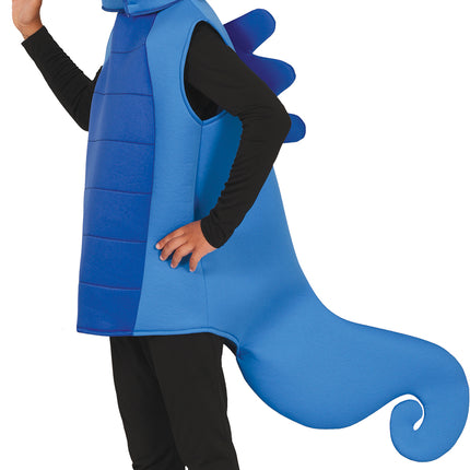 Costume hippocampe bleu