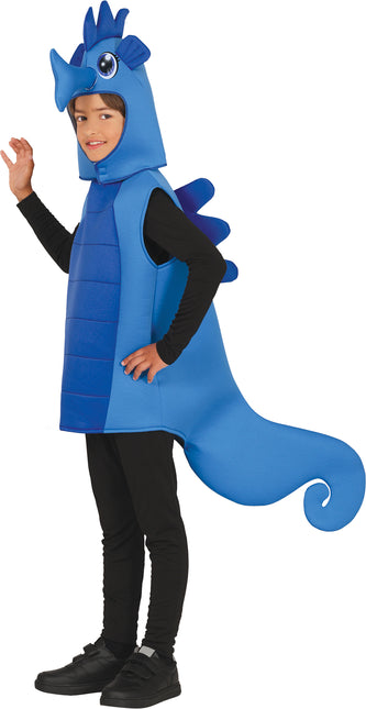 Costume hippocampe bleu