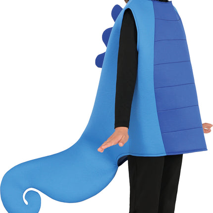 Costume hippocampe bleu