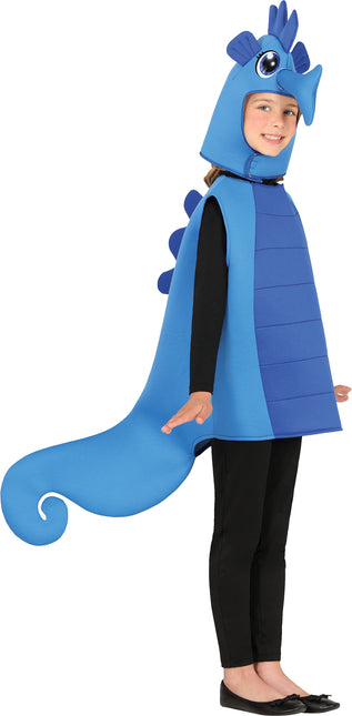 Costume hippocampe bleu