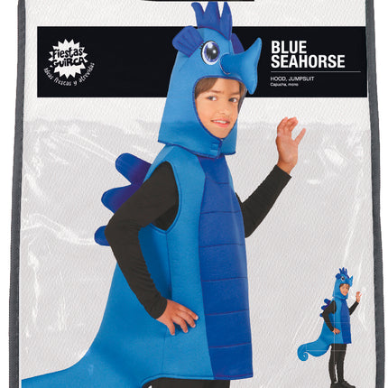 Costume hippocampe bleu