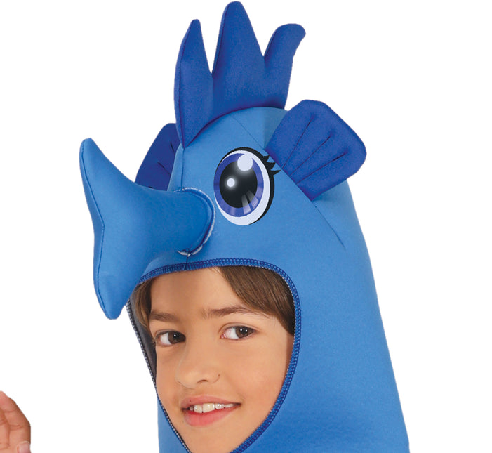 Costume hippocampe bleu