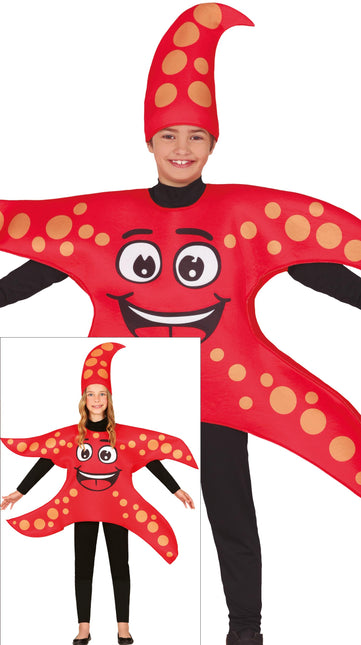 Costume d'étoile de mer rouge