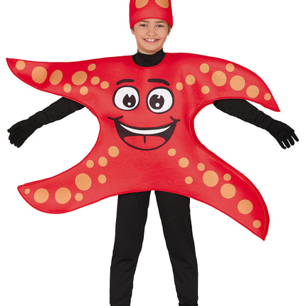 Costume d'étoile de mer rouge