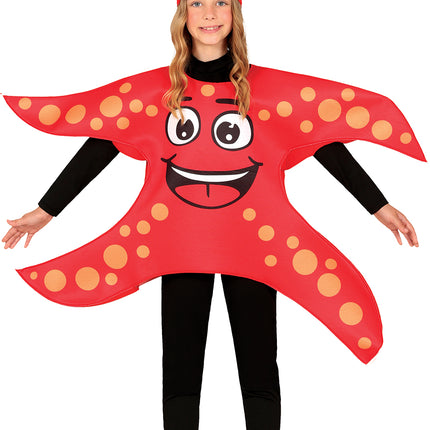 Costume d'étoile de mer rouge