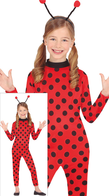 Costume de coccinelle rouge pour filles