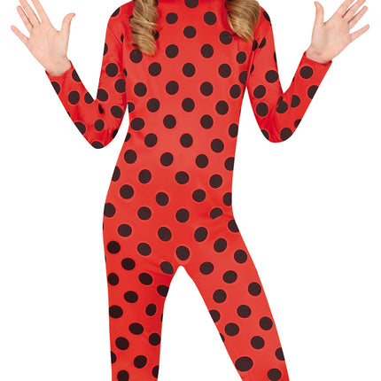 Costume de coccinelle rouge pour filles