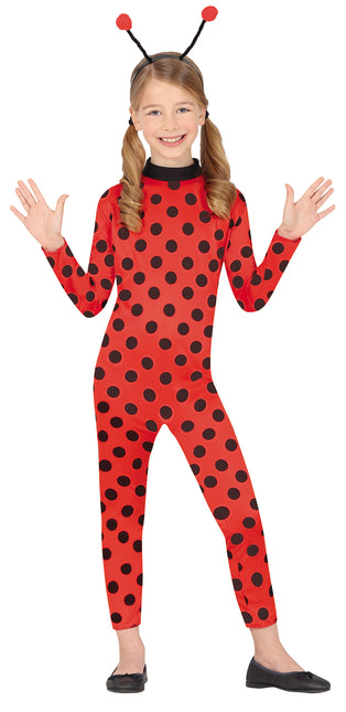 Costume de coccinelle rouge pour filles