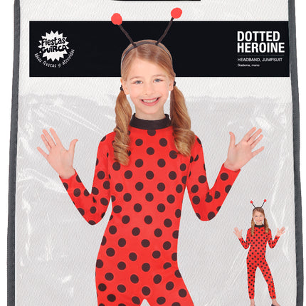 Costume de coccinelle rouge pour filles