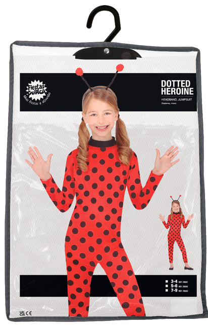 Costume de coccinelle rouge pour filles