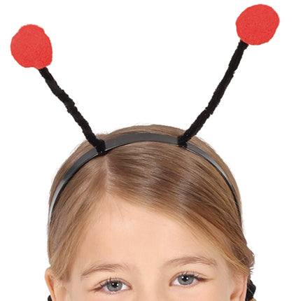 Costume de coccinelle rouge pour filles