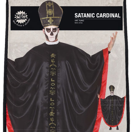 Satan Costume d'Halloween Homme Noir L