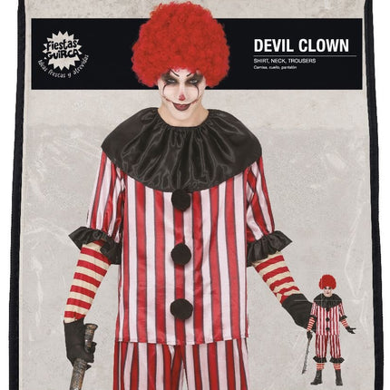 Costume d'Halloween Clown Homme