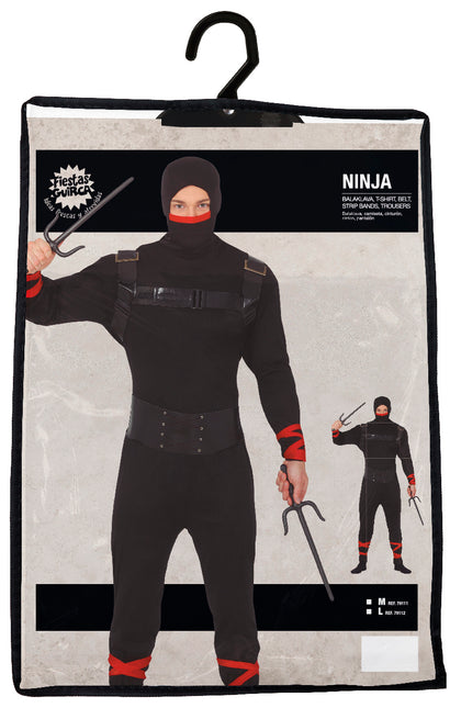 Costume de ninja enfant noir