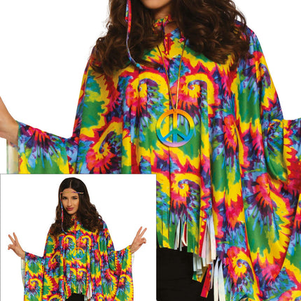 Hippie Poncho Costume M