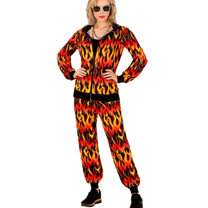 Costume de Tracksuit Flames